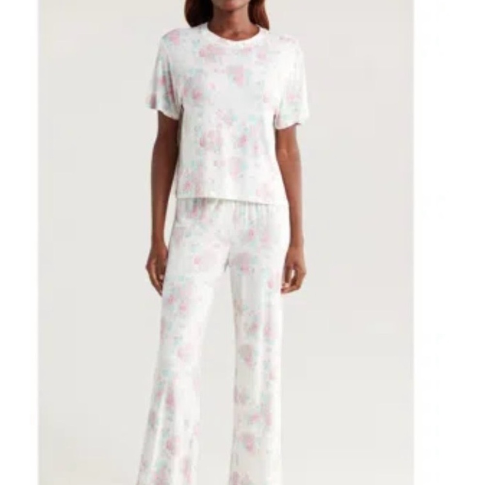 Honeydew Intimates All American Pajama Set in Ivory Roses